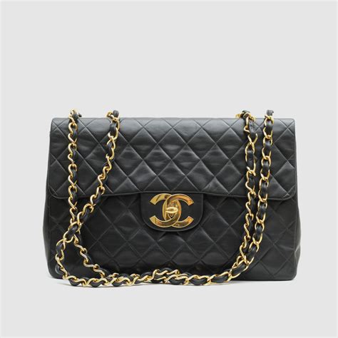 chanel classic jumbo lambskin|Classic 11.12 handbag, Lambskin, black — Fashion .